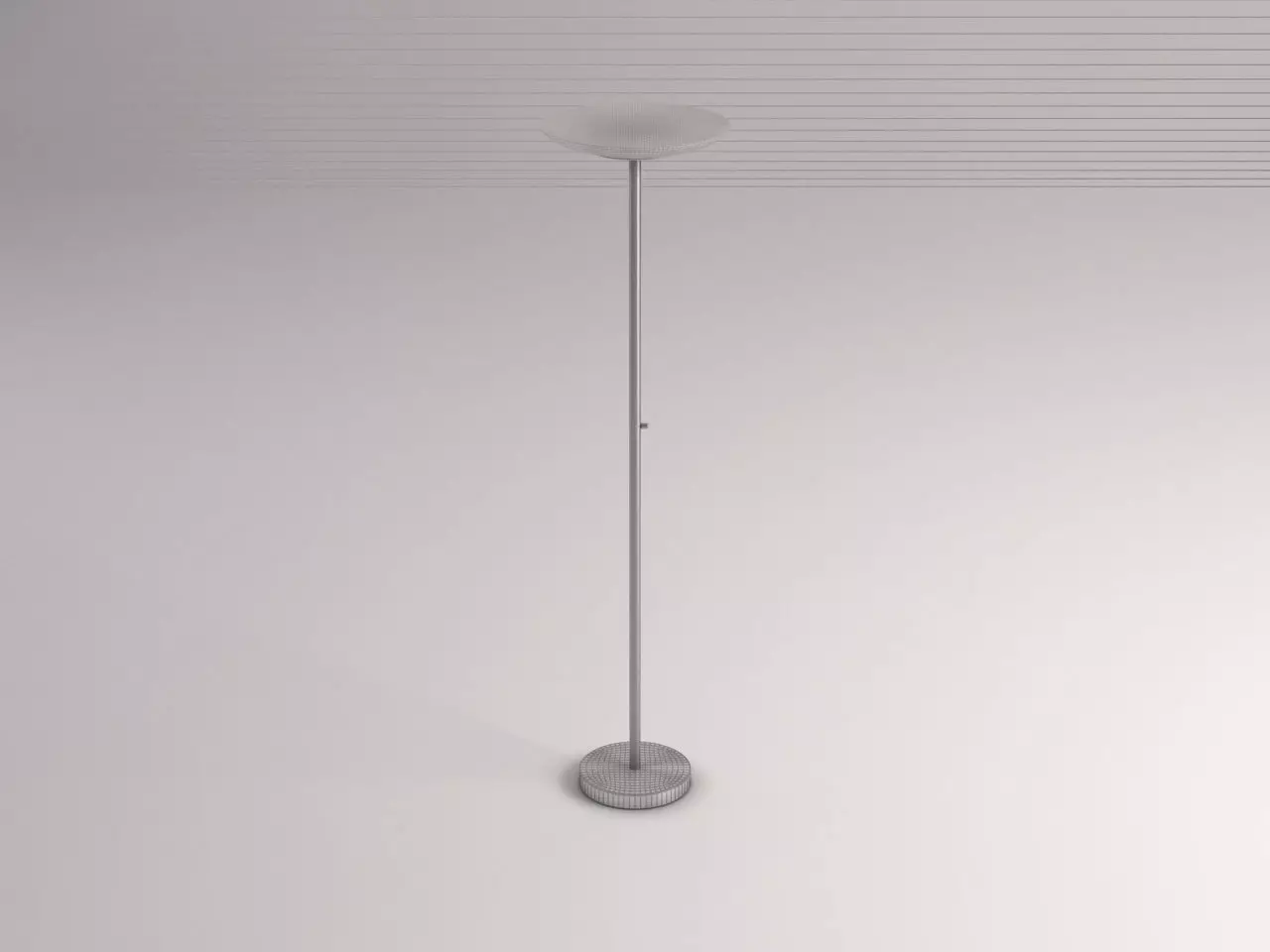 FLOOR LAMP---Iced glass 3D model_0