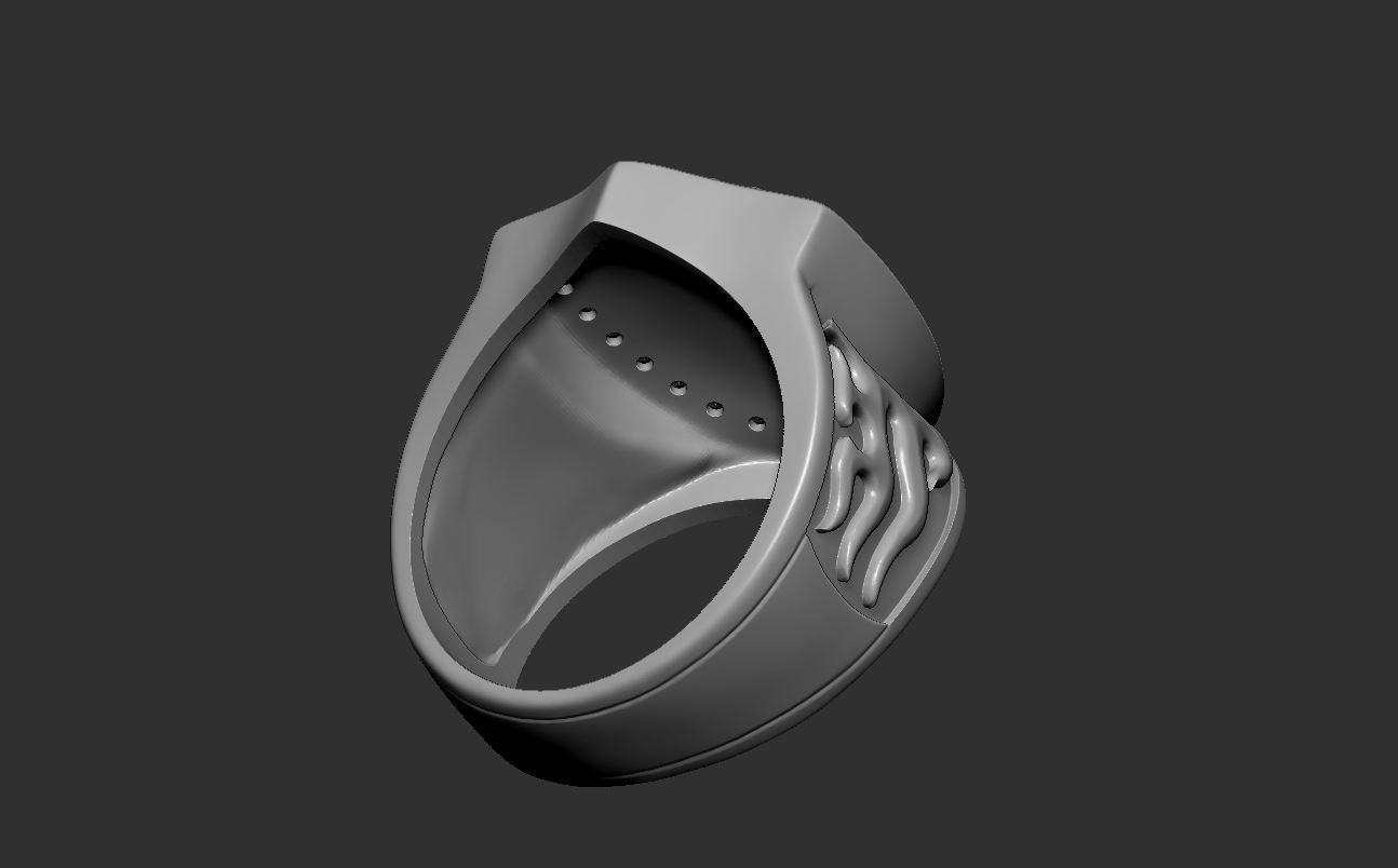 Ring Motor Harley Davidson  3D print model_5