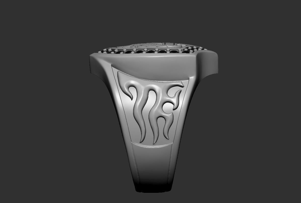 Ring Motor Harley Davidson  3D print model_4