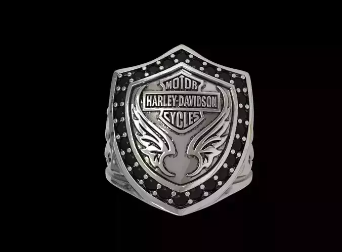 Ring Motor Harley Davidson  3D print model