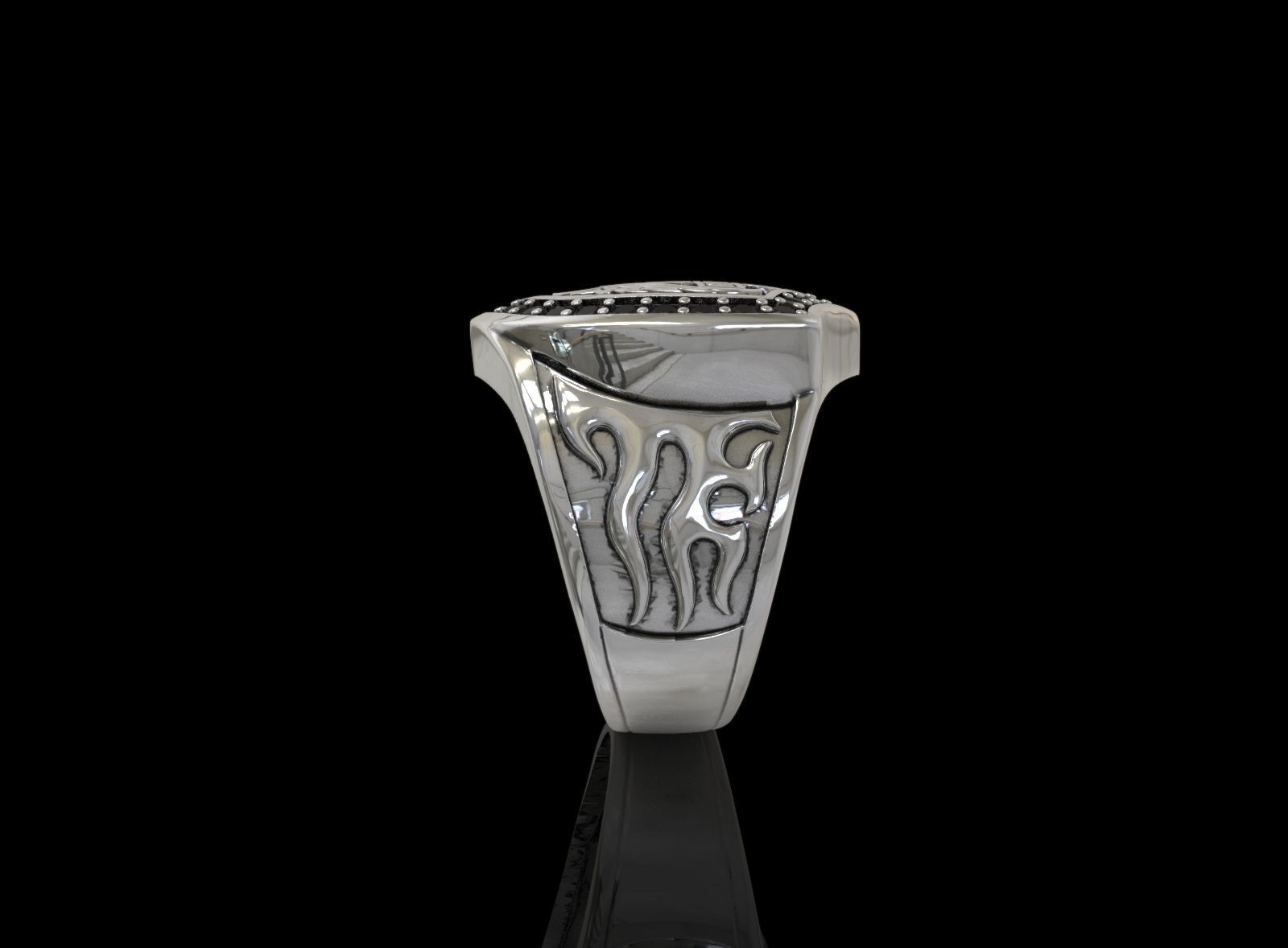 Ring Motor Harley Davidson  3D print model_1