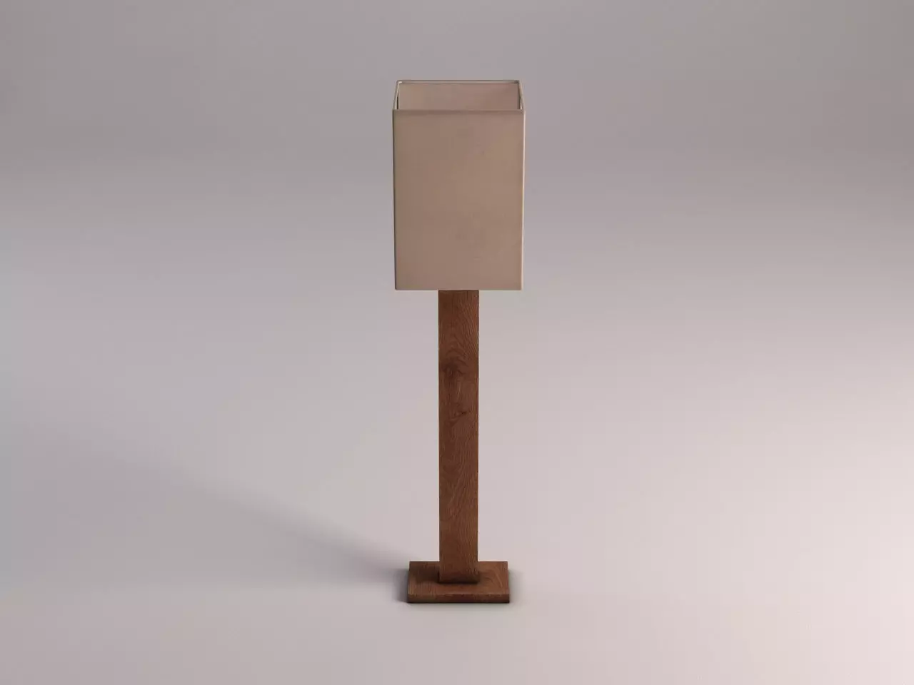 FLOOR LAMP---Cubic lampshade 3D model_0
