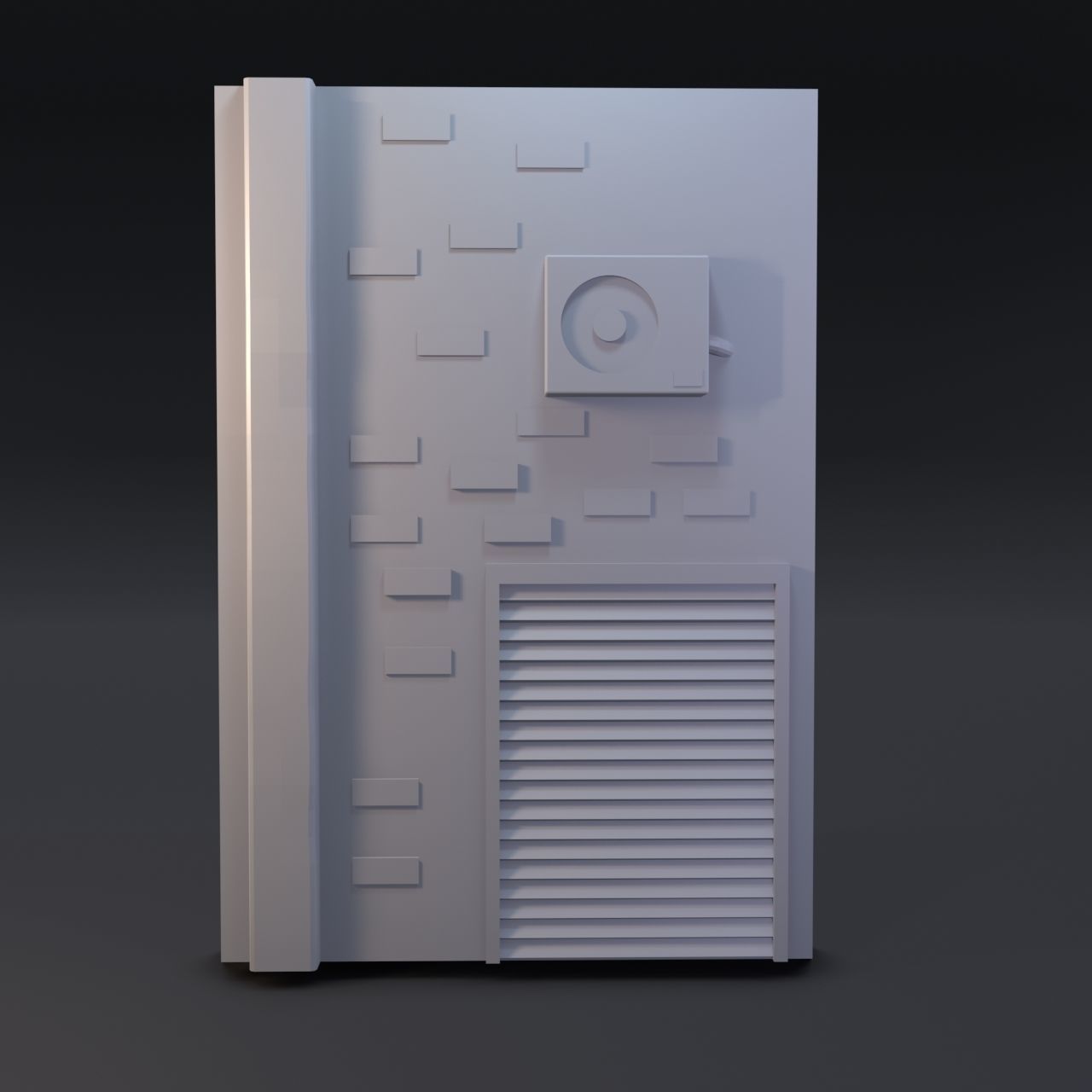 Decorative street between books 3D print model_2