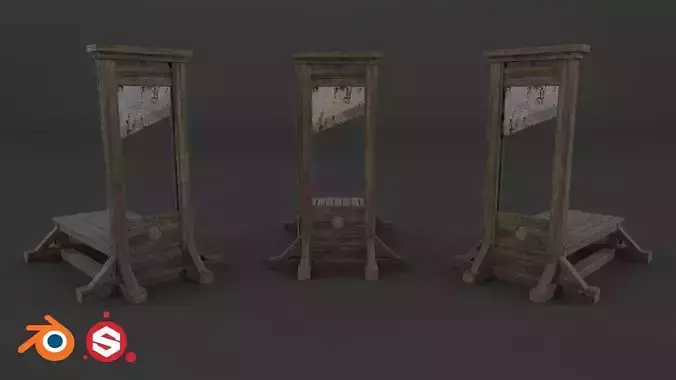 Medieval Guillotine PBR 2
