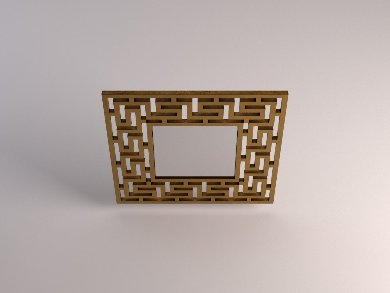 MIRROR---Square with labyrinth 3D model_12
