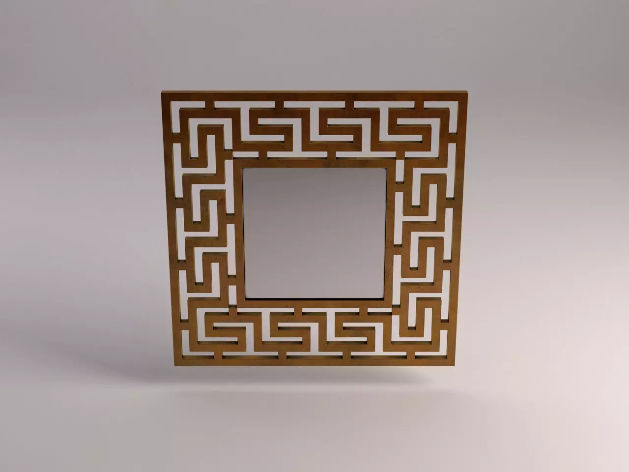 MIRROR---Square with labyrinth 3D model_0
