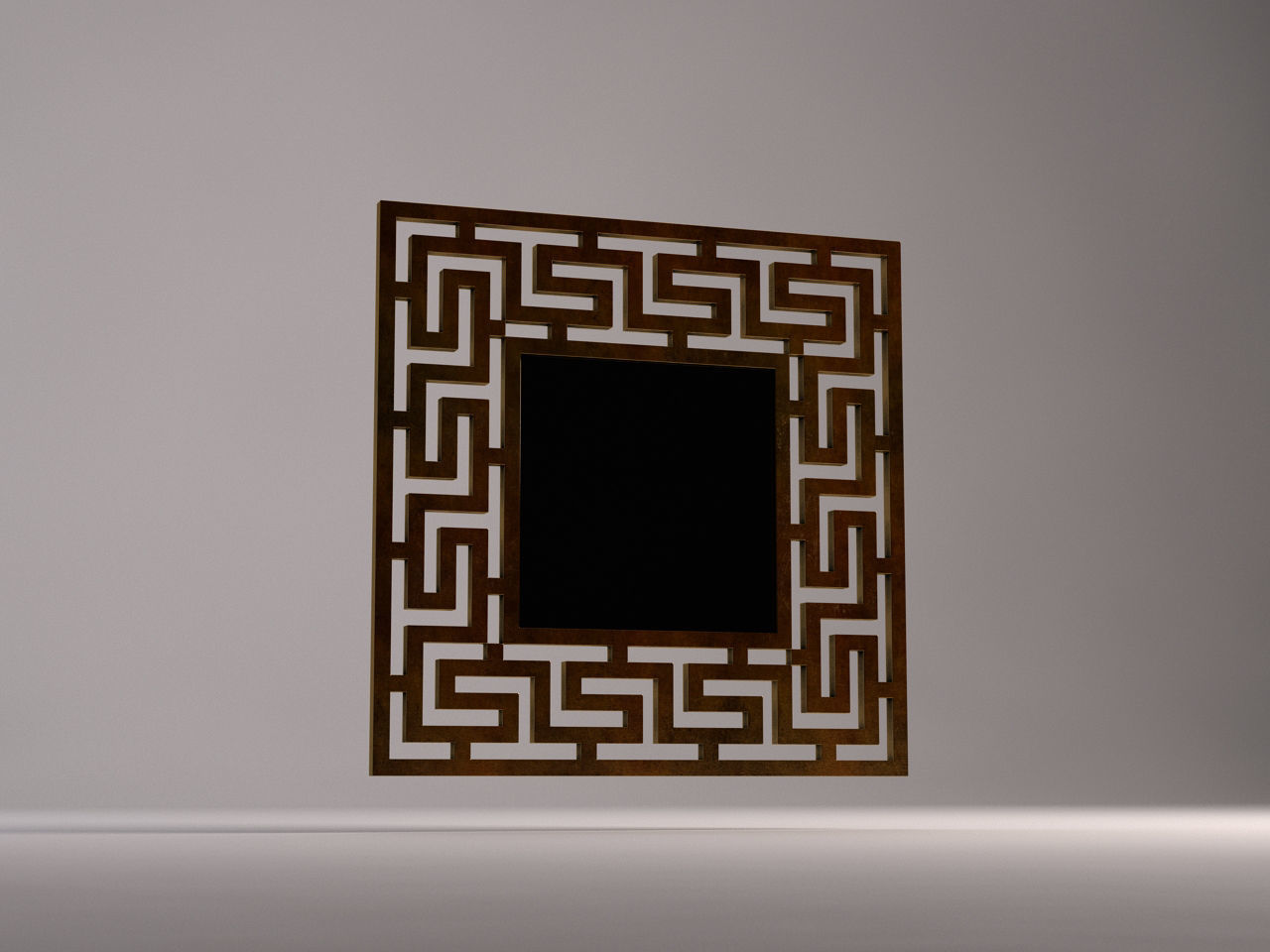 MIRROR---Square with labyrinth 3D model_15