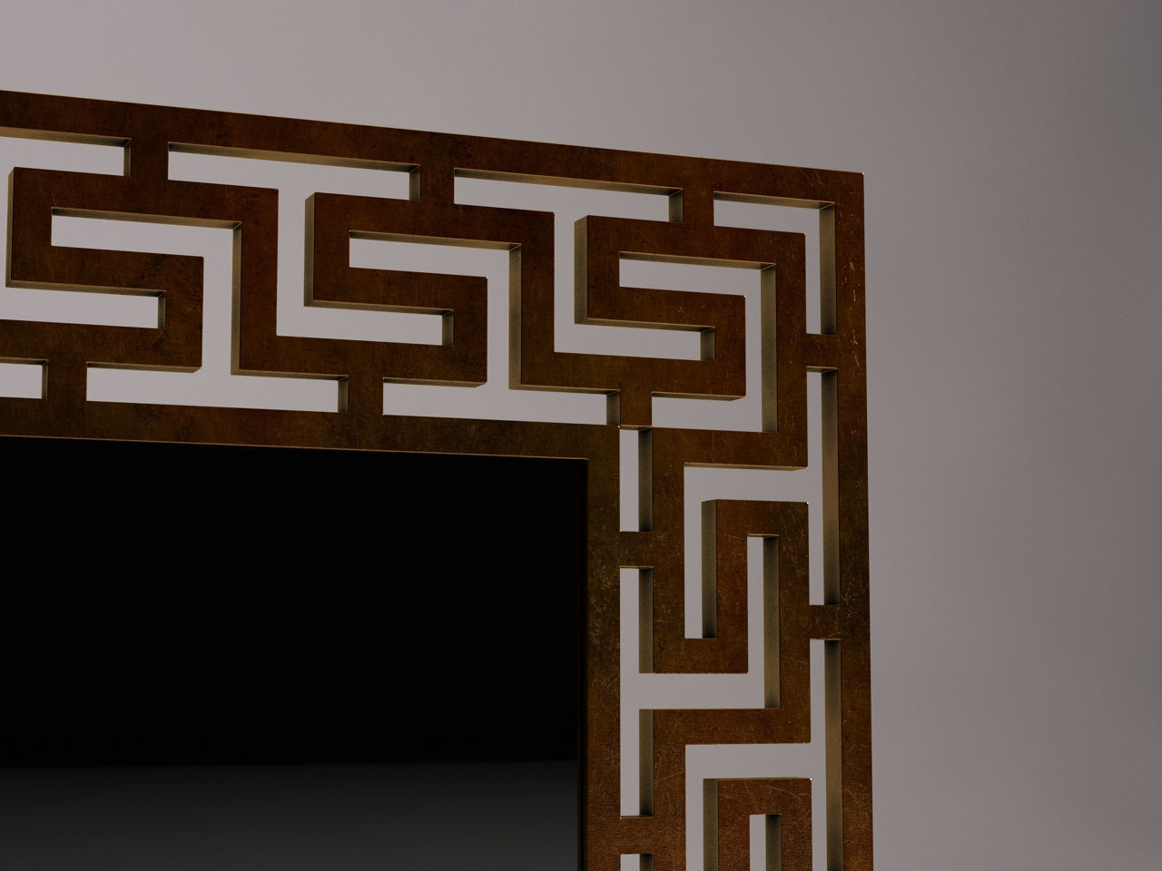MIRROR---Square with labyrinth 3D model_16