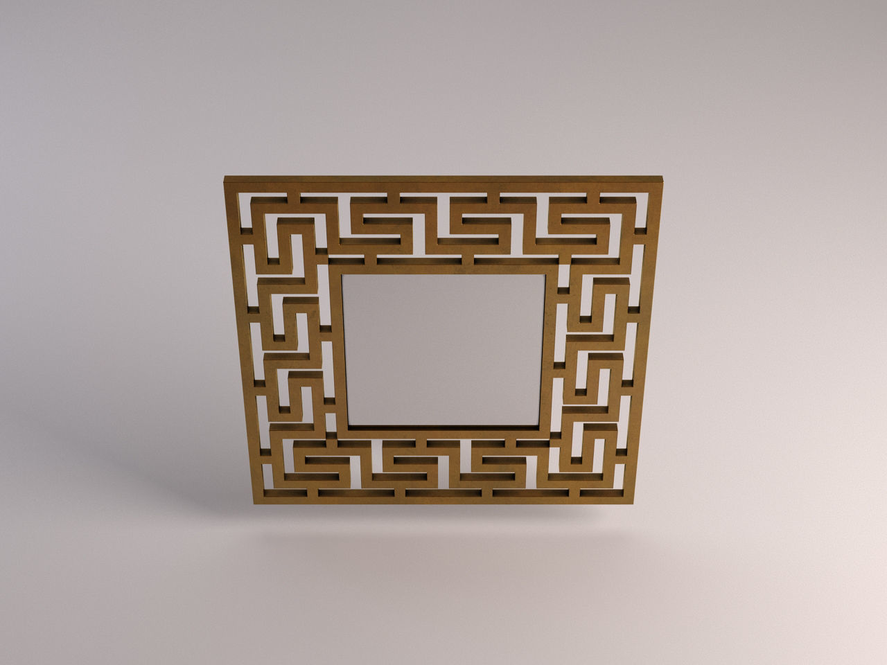 MIRROR---Square with labyrinth 3D model_11