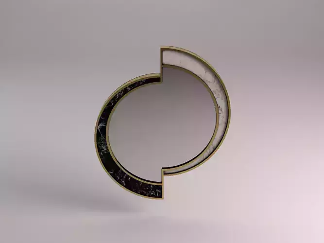 MIRROR---Half moon offset 3D model