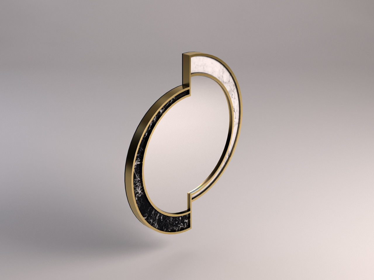 MIRROR---Half moon offset 3D model_3