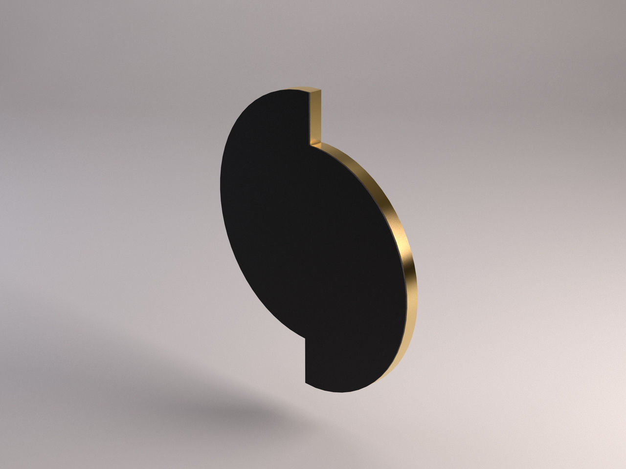 MIRROR---Half moon offset 3D model_7