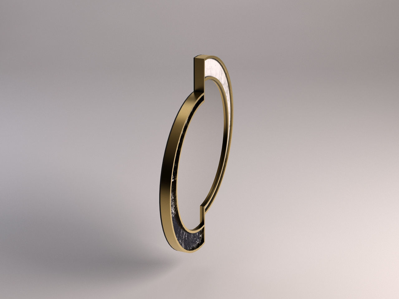 MIRROR---Half moon offset 3D model_4
