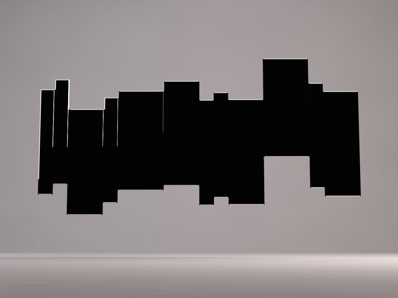 MIRROR---Offset frieze 3D model_14