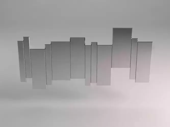 MIRROR---Offset frieze 3D model