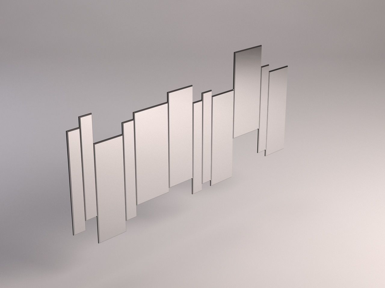 MIRROR---Offset frieze 3D model_3