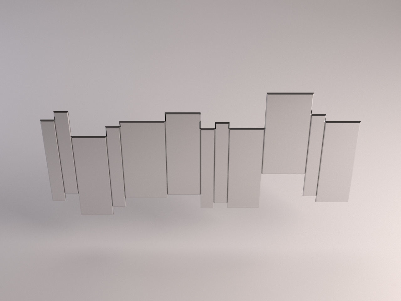 MIRROR---Offset frieze 3D model_11