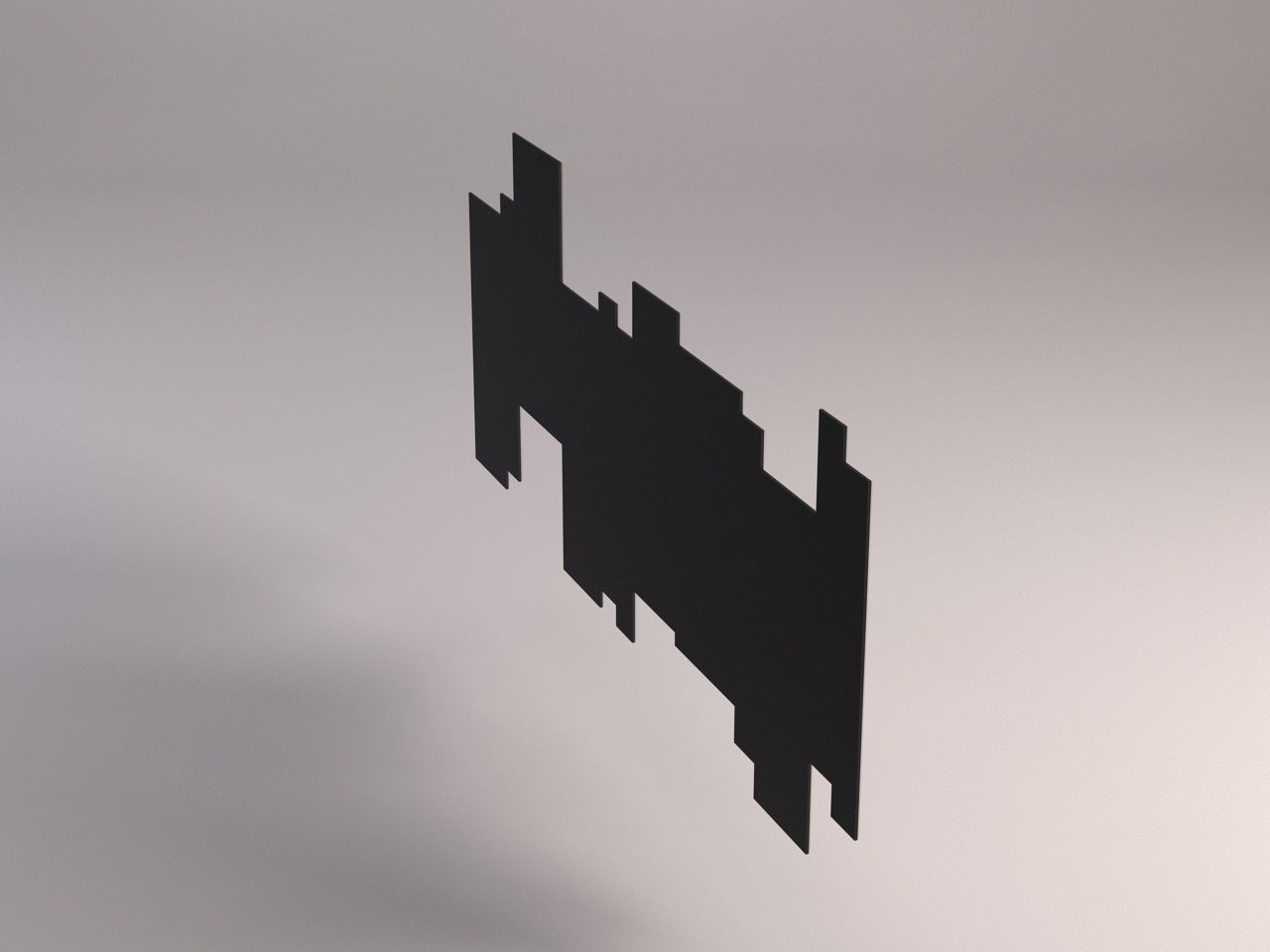 MIRROR---Offset frieze 3D model_6