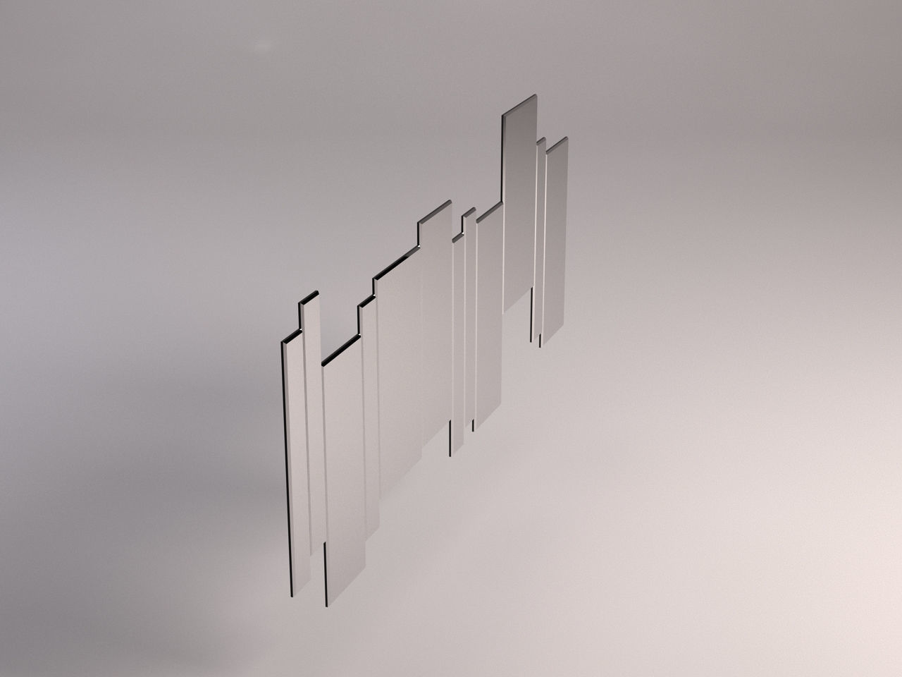 MIRROR---Offset frieze 3D model_4