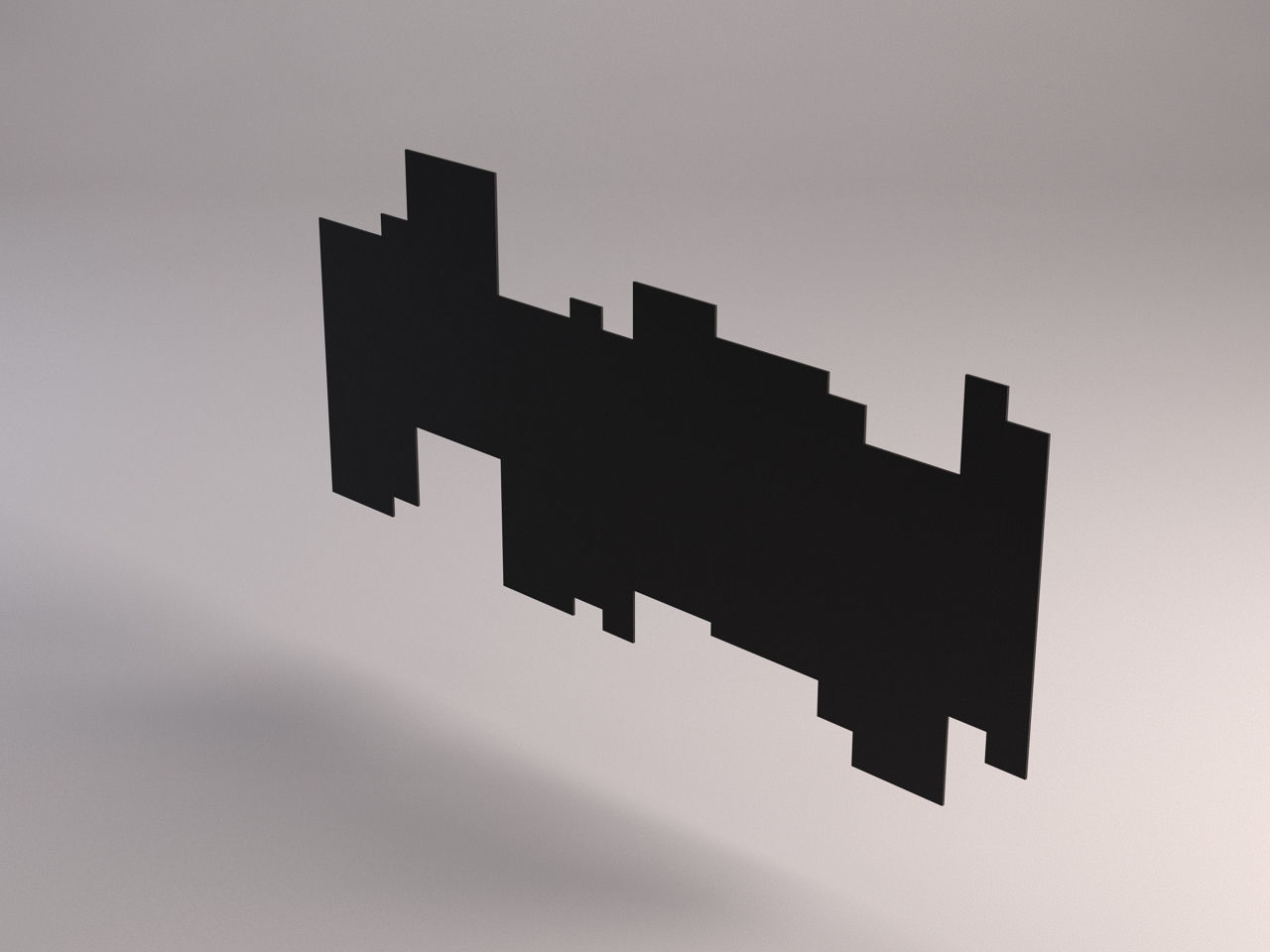 MIRROR---Offset frieze 3D model_7