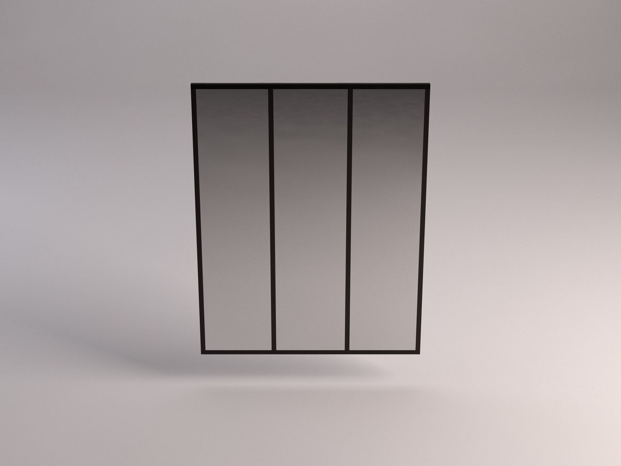 MIRROR---Triptych panel 3D model_9