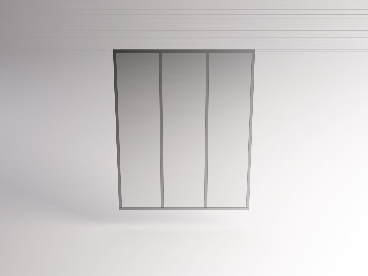 MIRROR---Triptych panel 3D model_10