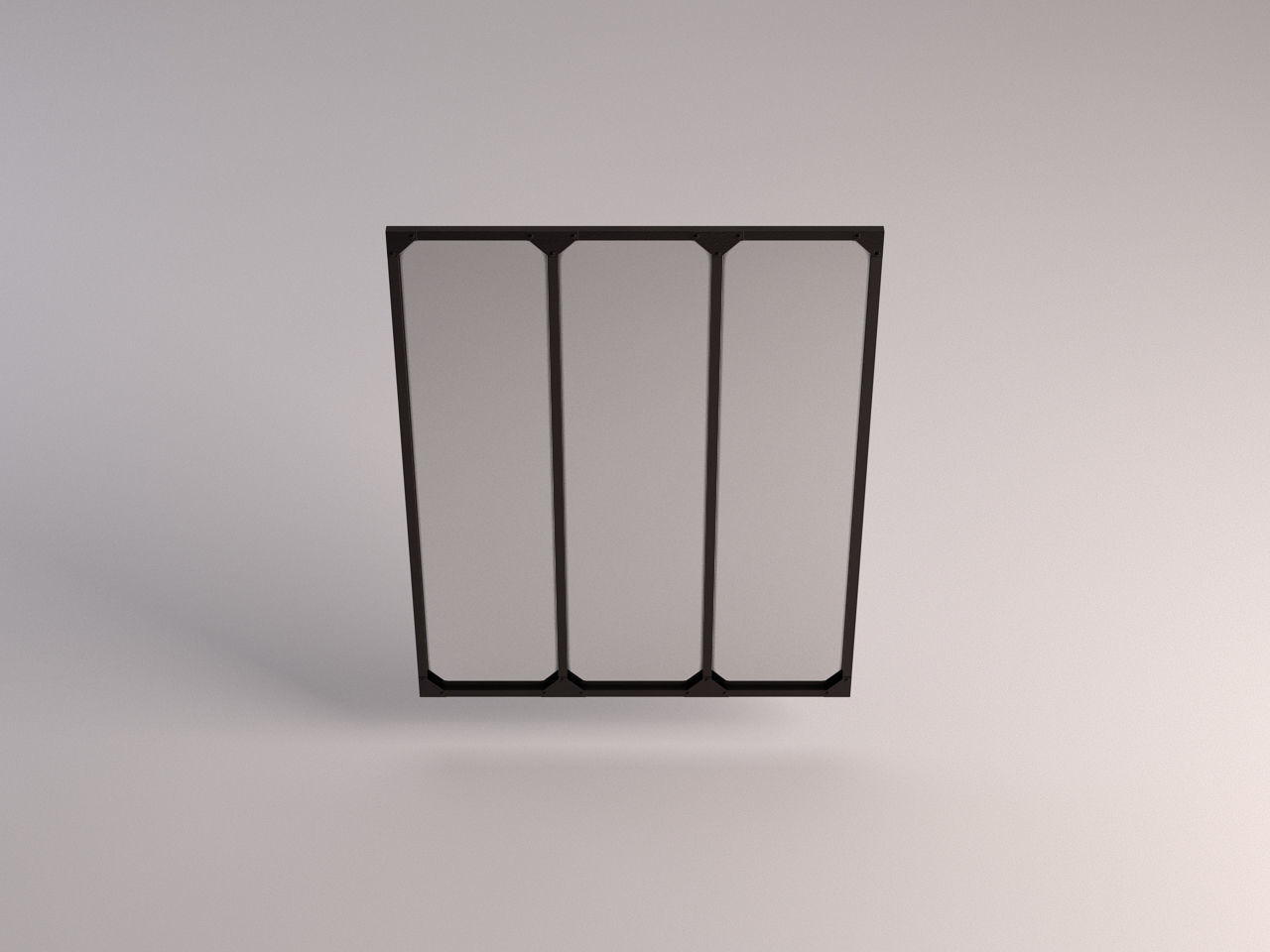 MIRROR---Triptych panel 3D model_11