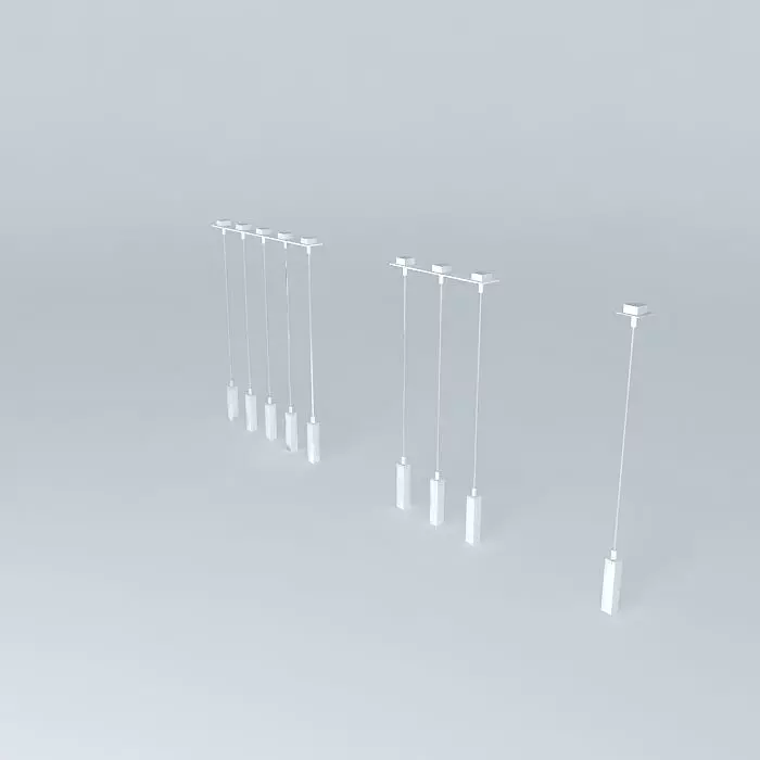 modern chandelier Free 3D model