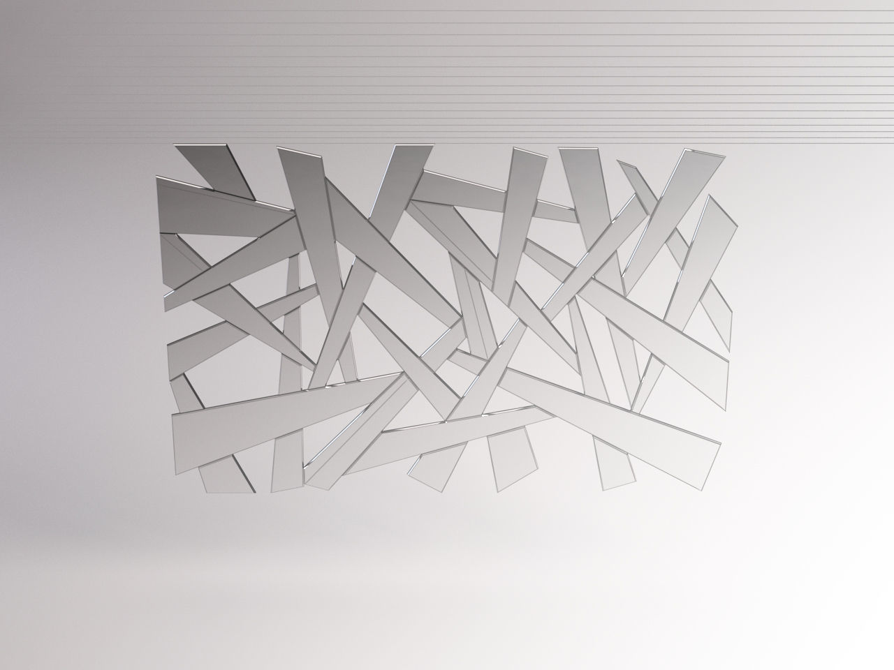 MIRROR---Broken metal pole 3D model_1