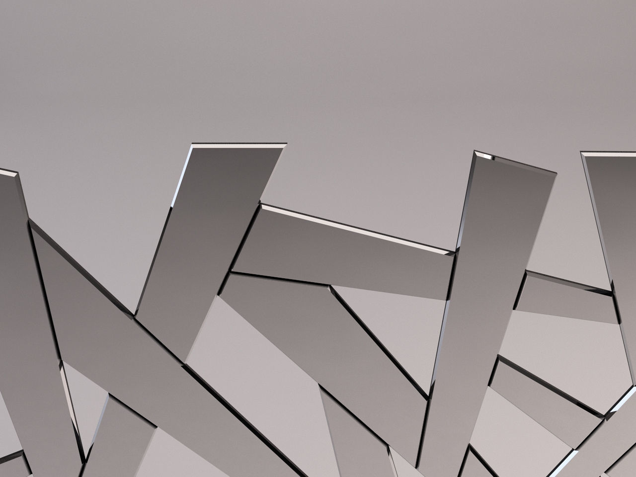 MIRROR---Broken metal pole 3D model_13