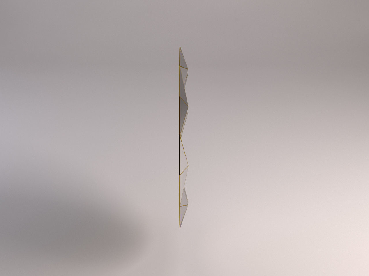 MIRROR---Triangular relief 3D model_5