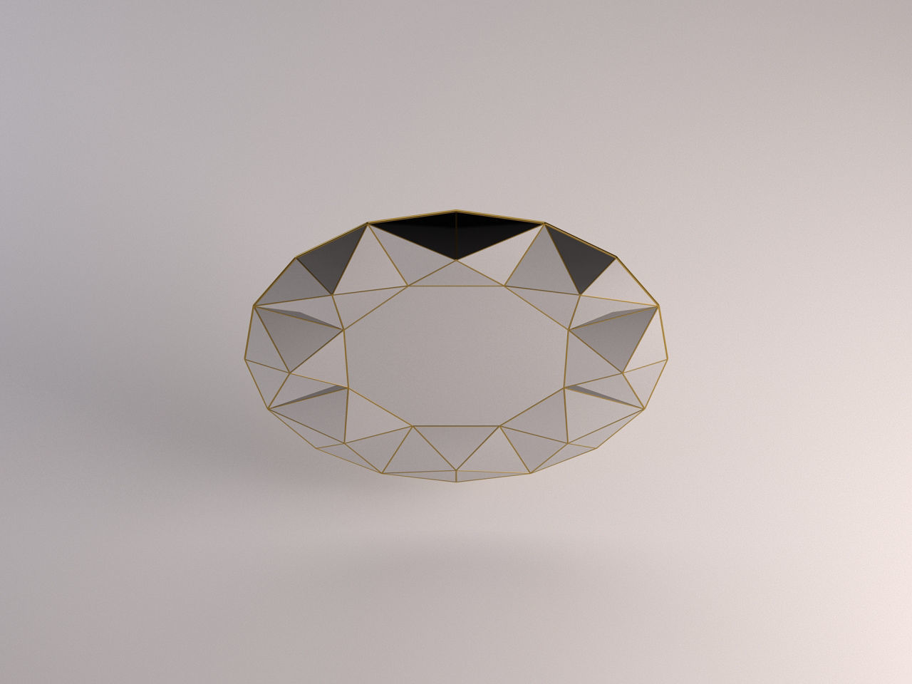 MIRROR---Triangular relief 3D model_12