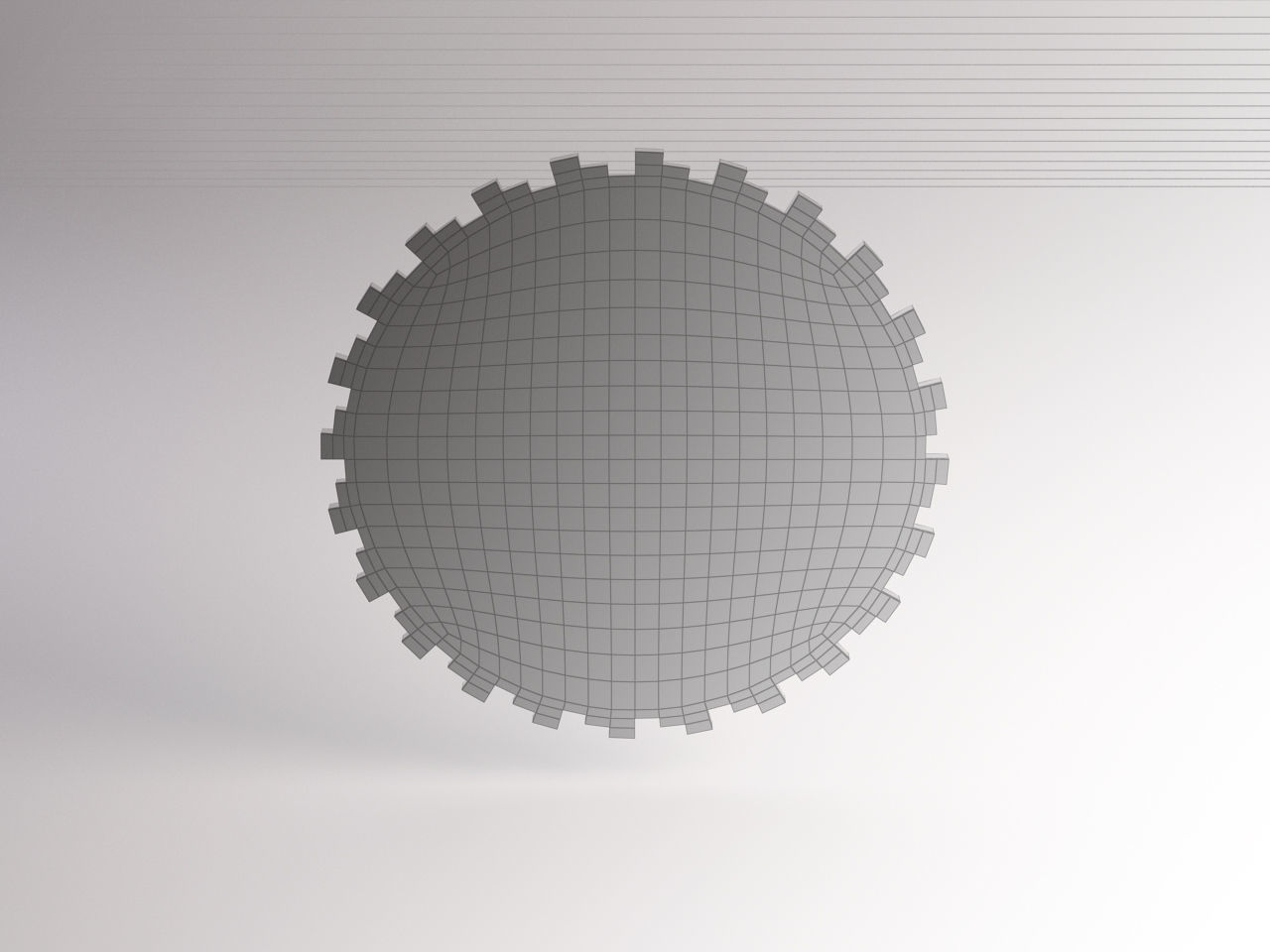 MIRROR---Sun circular mirror 3D model_11