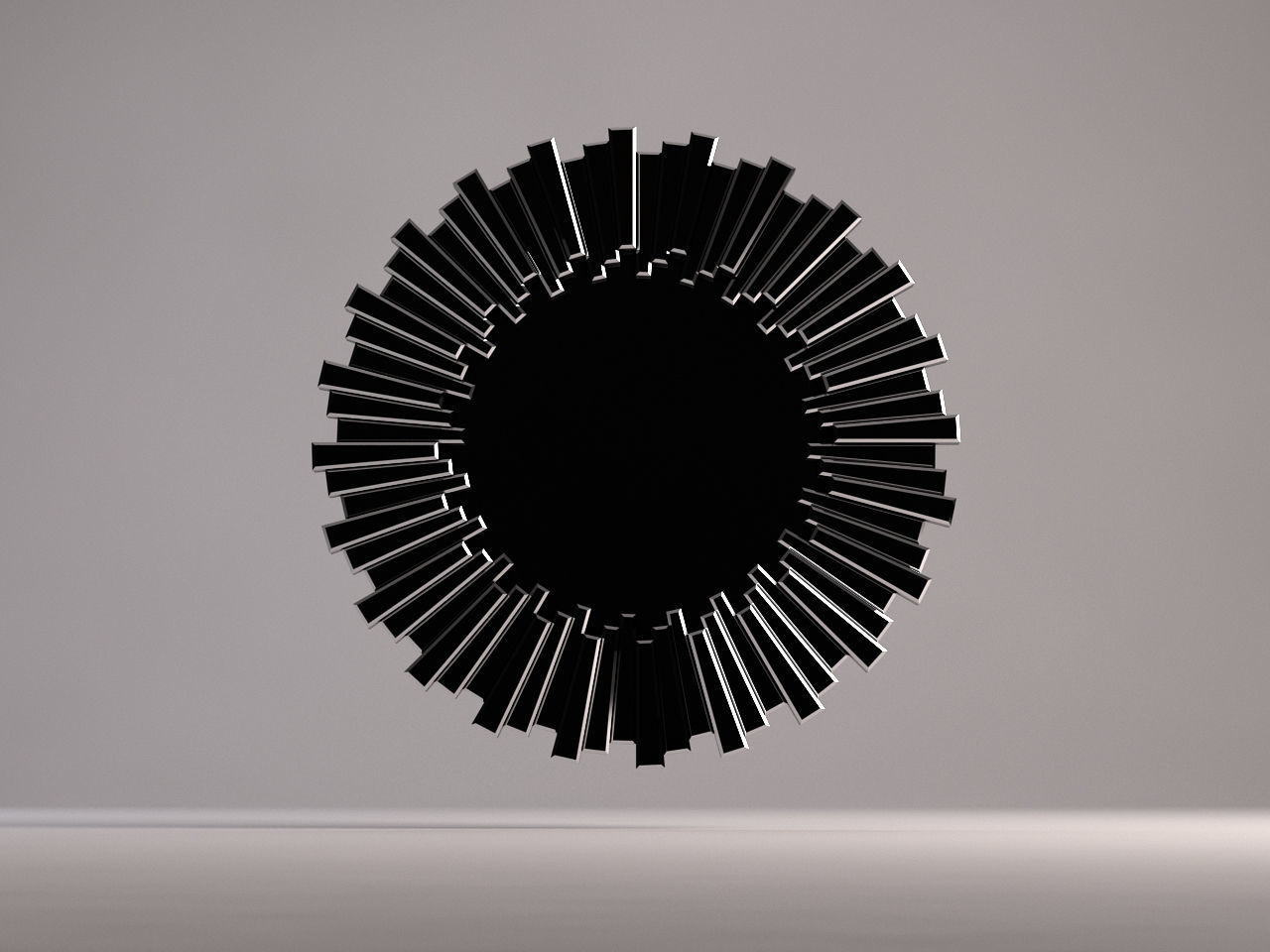 MIRROR---Sun circular mirror 3D model_15