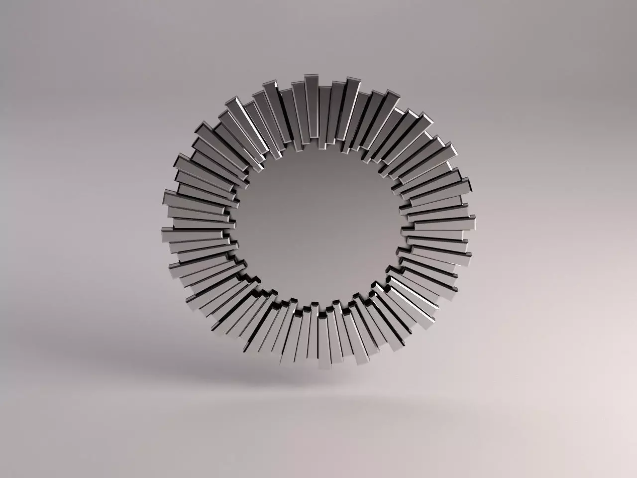 MIRROR---Sun circular mirror 3D model_0