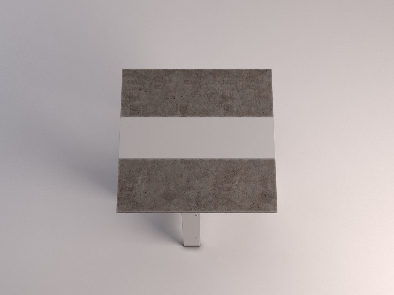 DINING TABLE---Folding table in MDF and concret 3D model_21