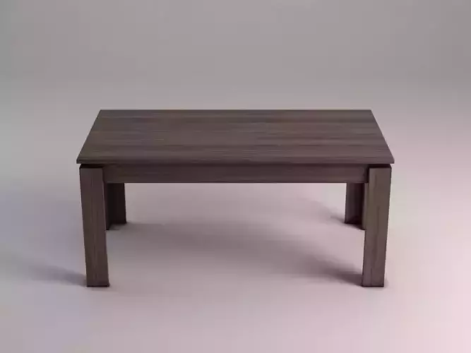 DINING TABLE---All Wood 3D model