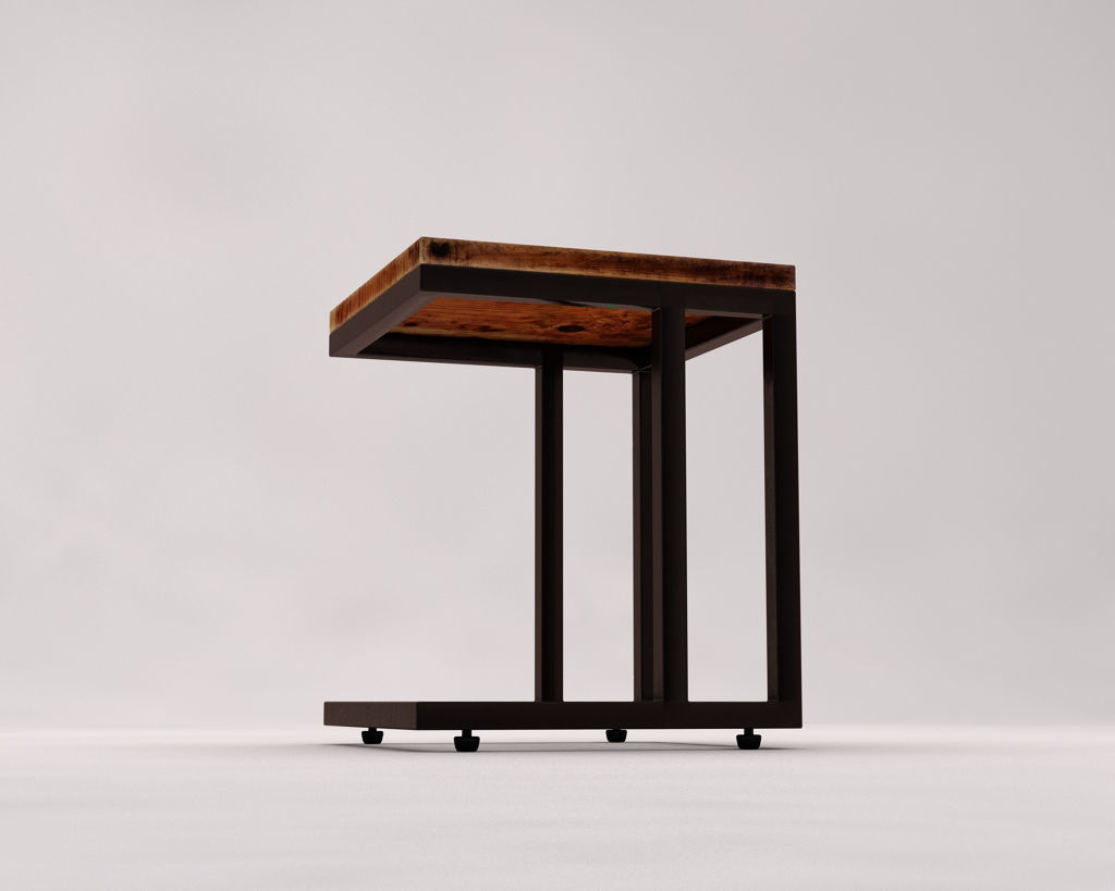 SIDE TABLE---Form in C 3D model rigged | CGTrader