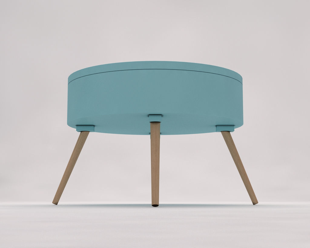 SIDE TABLE---Chest and quadripod 3D model_14