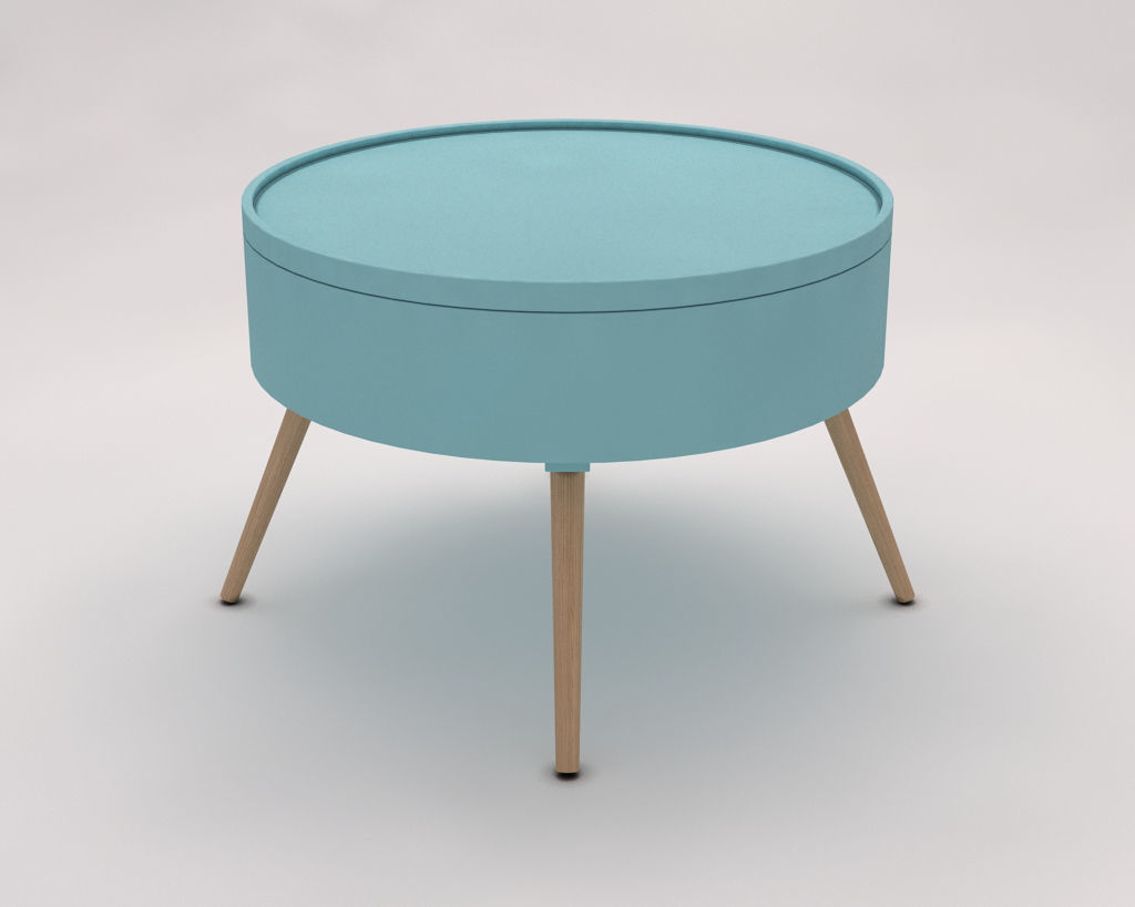SIDE TABLE---Chest and quadripod 3D model_5