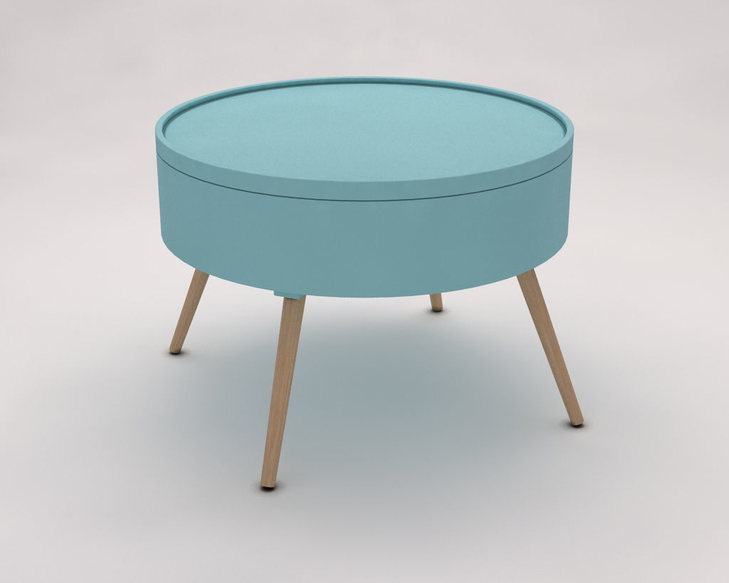 SIDE TABLE---Chest and quadripod 3D model_8