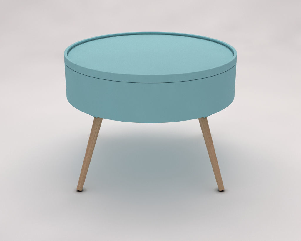 SIDE TABLE---Chest and quadripod 3D model_3