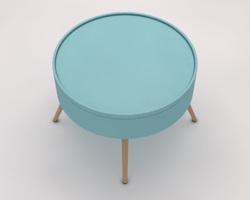 SIDE TABLE---Chest and quadripod 3D model_11