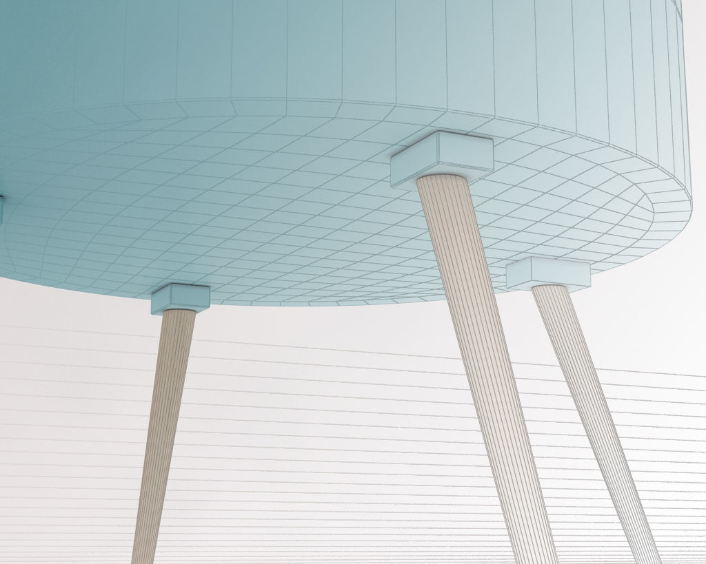 SIDE TABLE---Chest and quadripod 3D model_17