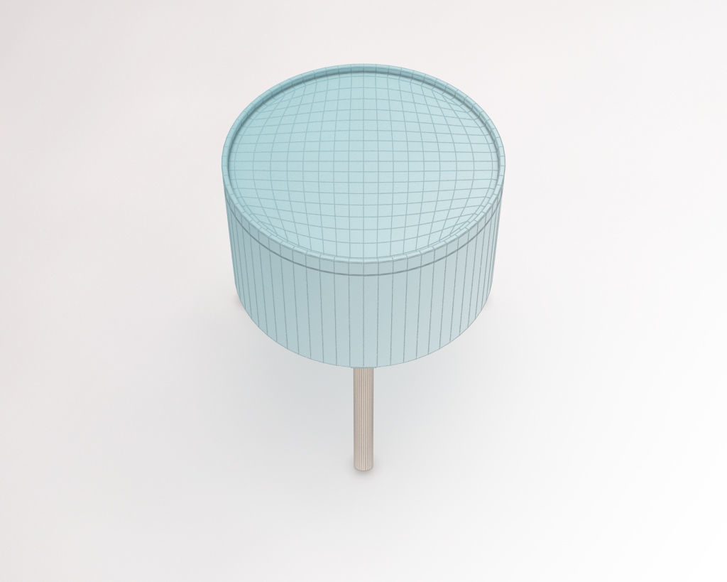 SIDE TABLE---Chest and tripod 3D model_12