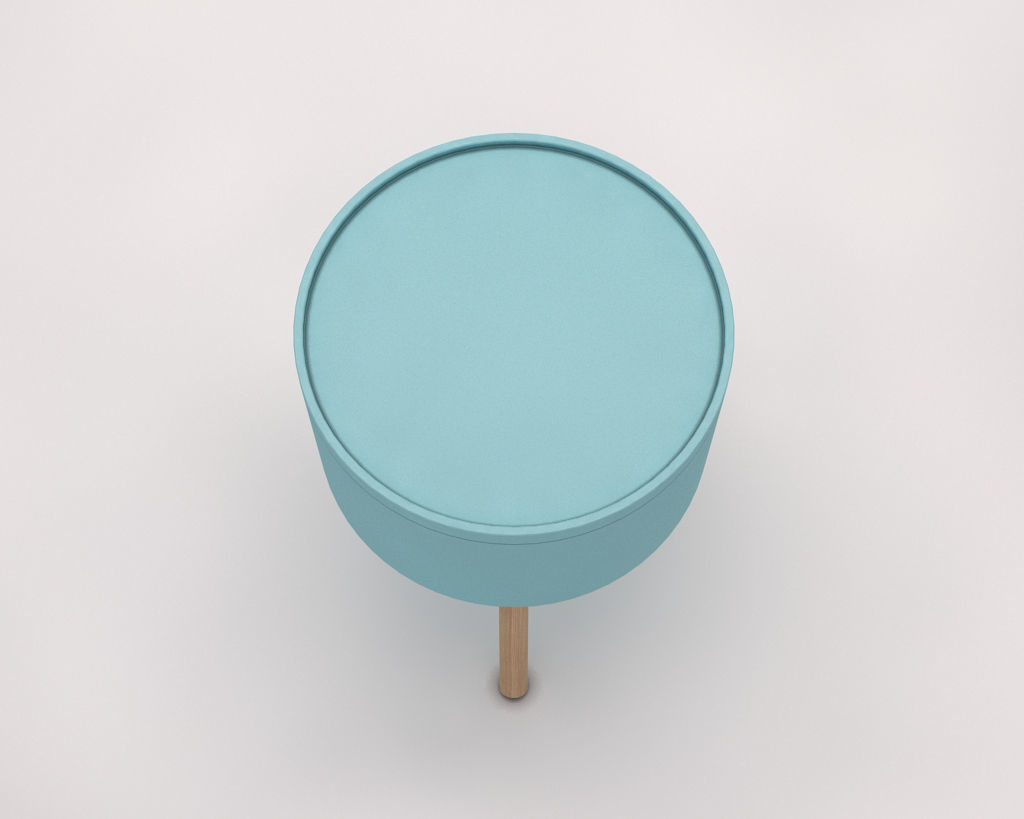 SIDE TABLE---Chest and tripod 3D model_18