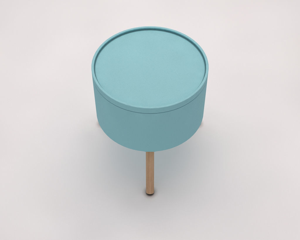 SIDE TABLE---Chest and tripod 3D model_11