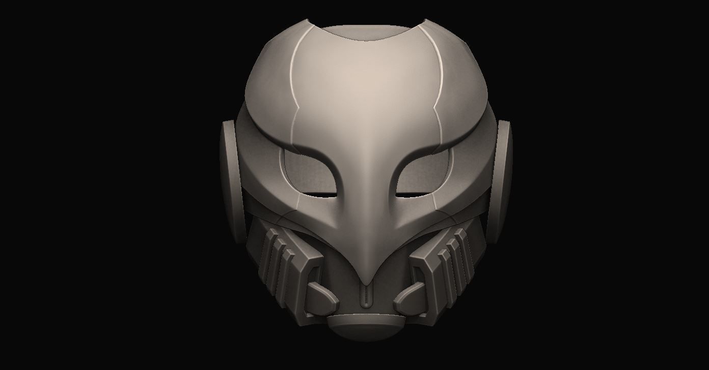 Celestial Nighthawk exotic helmet 3D print model_1