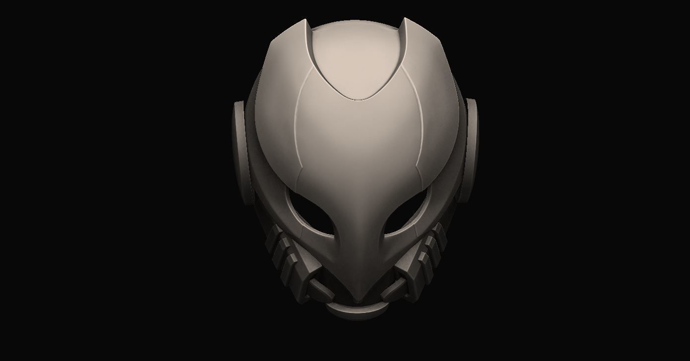 Celestial Nighthawk exotic helmet 3D print model_7