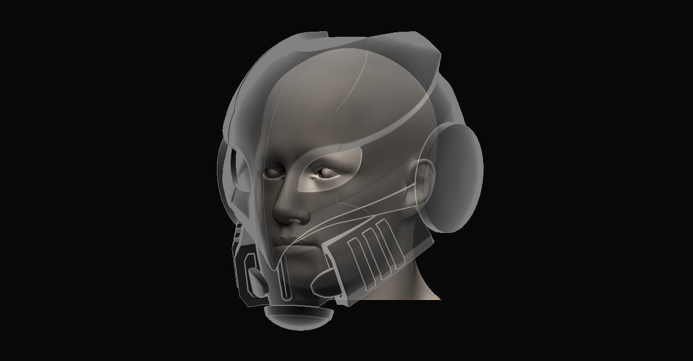 Celestial Nighthawk exotic helmet 3D print model_11